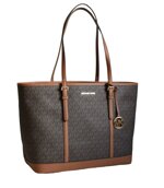 borsa-michael-kors-jet-set-large-logata-brown