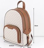 zaino-michahel-kors-jaicee-medio-logato-vanilla