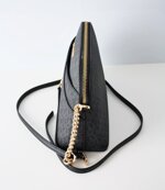 tracolla-michael-kors-dome-logata-nera