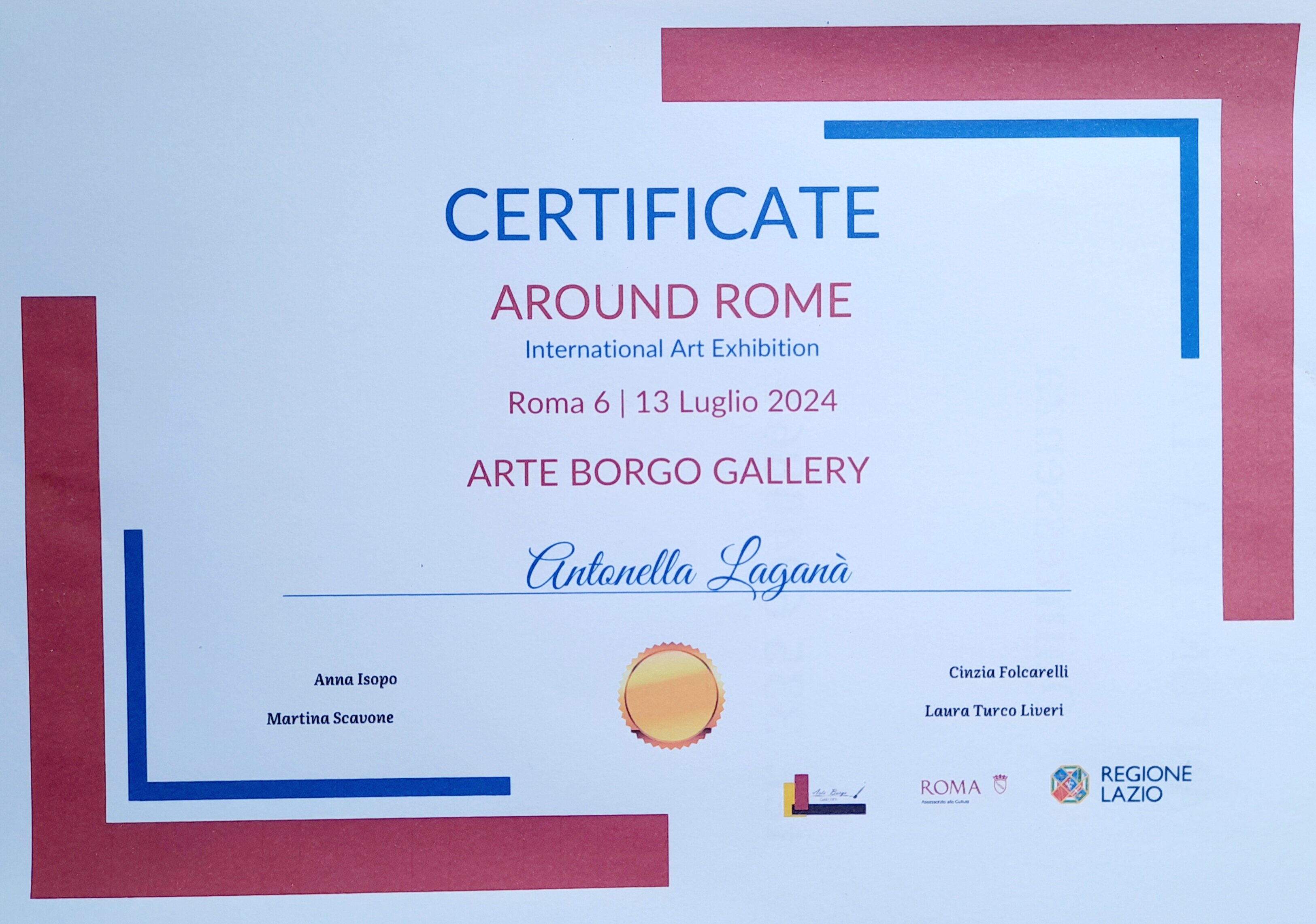 ART AROUND ROME 6-13 luglio 2024