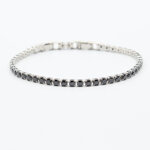 bracciale-braccialetto-tennis-da-uomo-nero-blu-in-acciaio-con-inox-regolabile