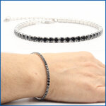 bracciale-braccialetto-da-per-uomo-donna-tennis-argento-925-zirconi-neri-zircone
