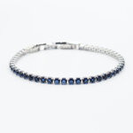 bracciale-braccialetto-tennis-da-uomo-nero-blu-in-acciaio-con-inox-regolabile