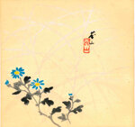 taizan-giappone-1854-fiori-blu