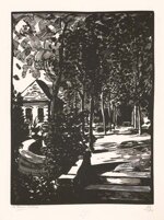 leon-perrichon-francia-1866-1946-la-terasse-du-pavillon-gustave-flaubert