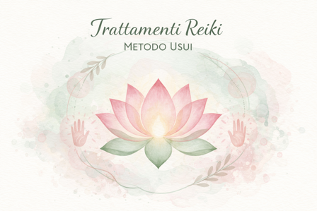Fiore di loto rosa e verde - Trattamenti Reiki Fiore di loto rosa e verde - Trattamenti Reiki