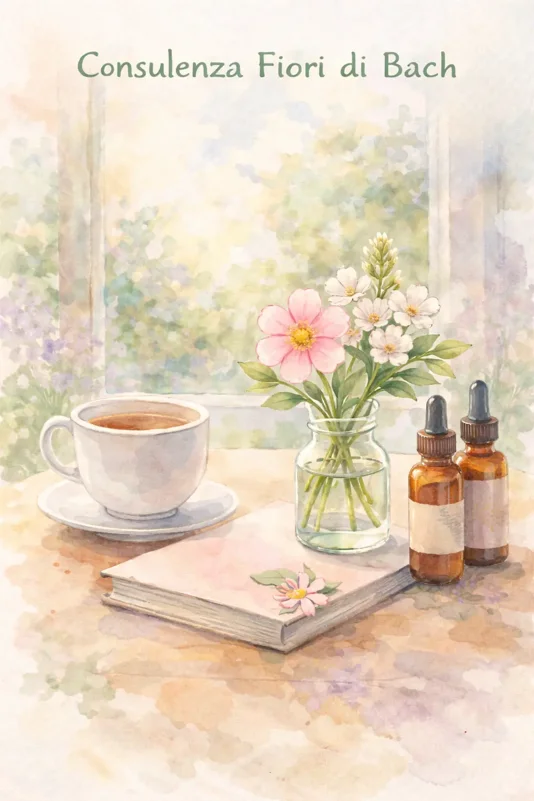 Acquerello con tazza di tea , vaso di fiori rosa e contagocce