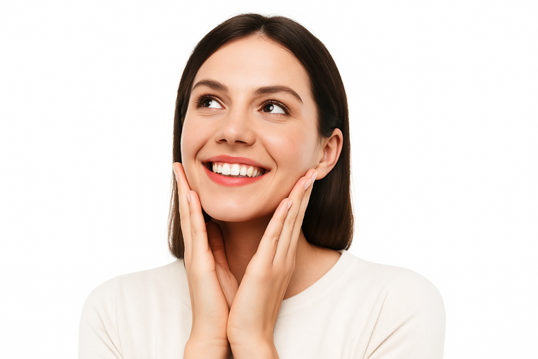 Viso sorridente e raggiante di donna - Access Energetic Facelift Viso sorridente e raggiante di donna - Access Energetic Facelift