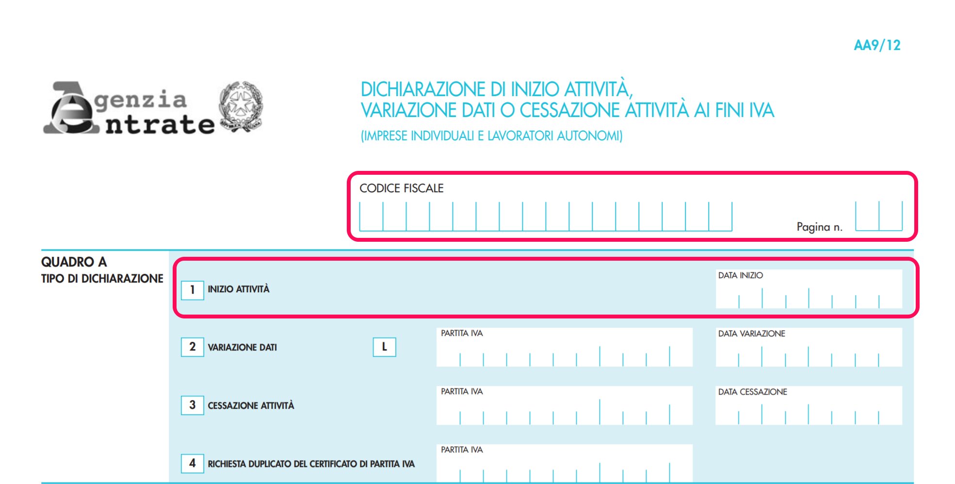 Apertura partita Iva - imprenditore o libero professionista Apertura partita Iva - imprenditore o libero professionista