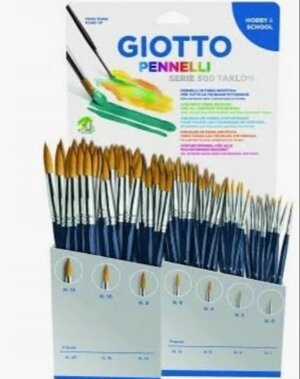 pennelli-giotto-serie-500-taklon-confezione-12p