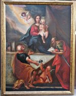 madonna-con-bambino-e-santi-pietro-e-paolo-olio-su-tela-di-ambito-napoletano-dei-primi-del-xviii-secolo