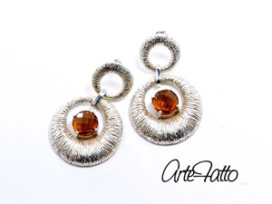 orecchini-in-argento-e-quarzo-citrino