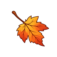 foglia dâacero autunnale in volo