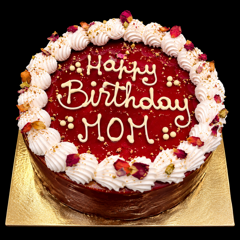 torta di compleanno romantica per mamma