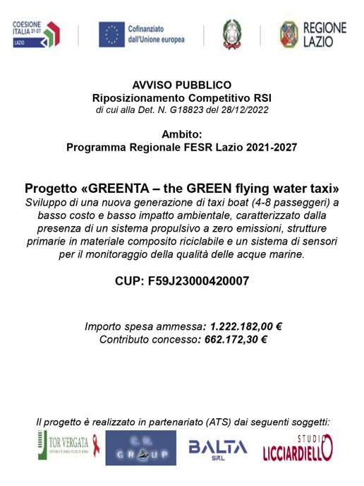 GREENTA FESR 2021-2027 GREENTA FESR 2021-2027