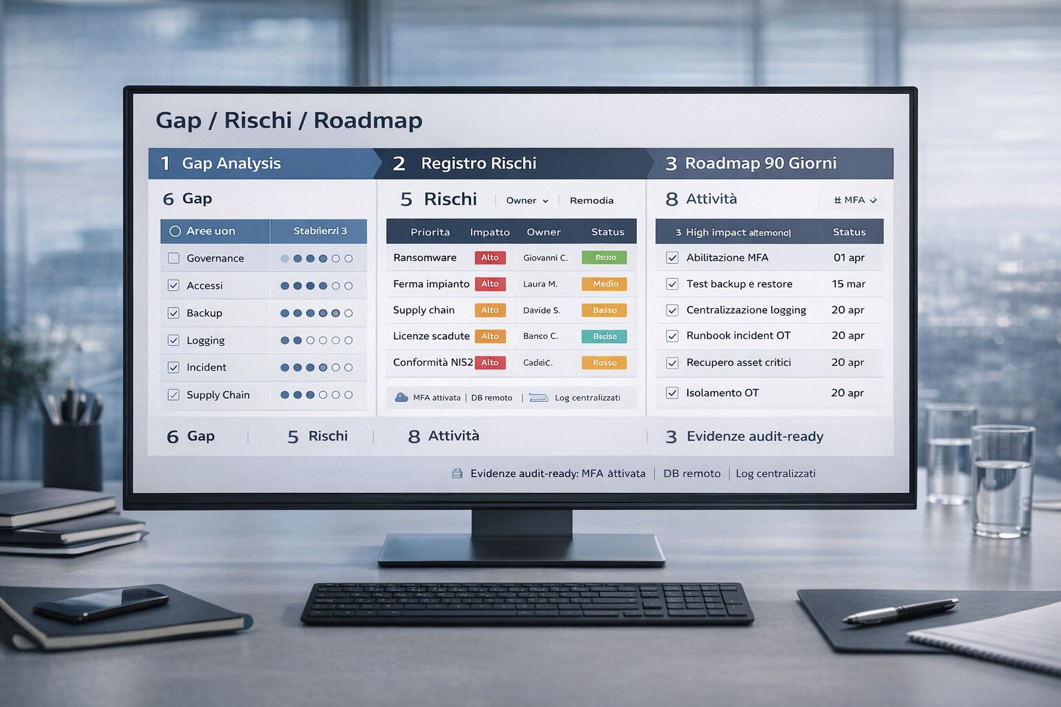 Gap Analysis NIS2 — Come trasformarla in priorità, owner ed evidenze verificabili