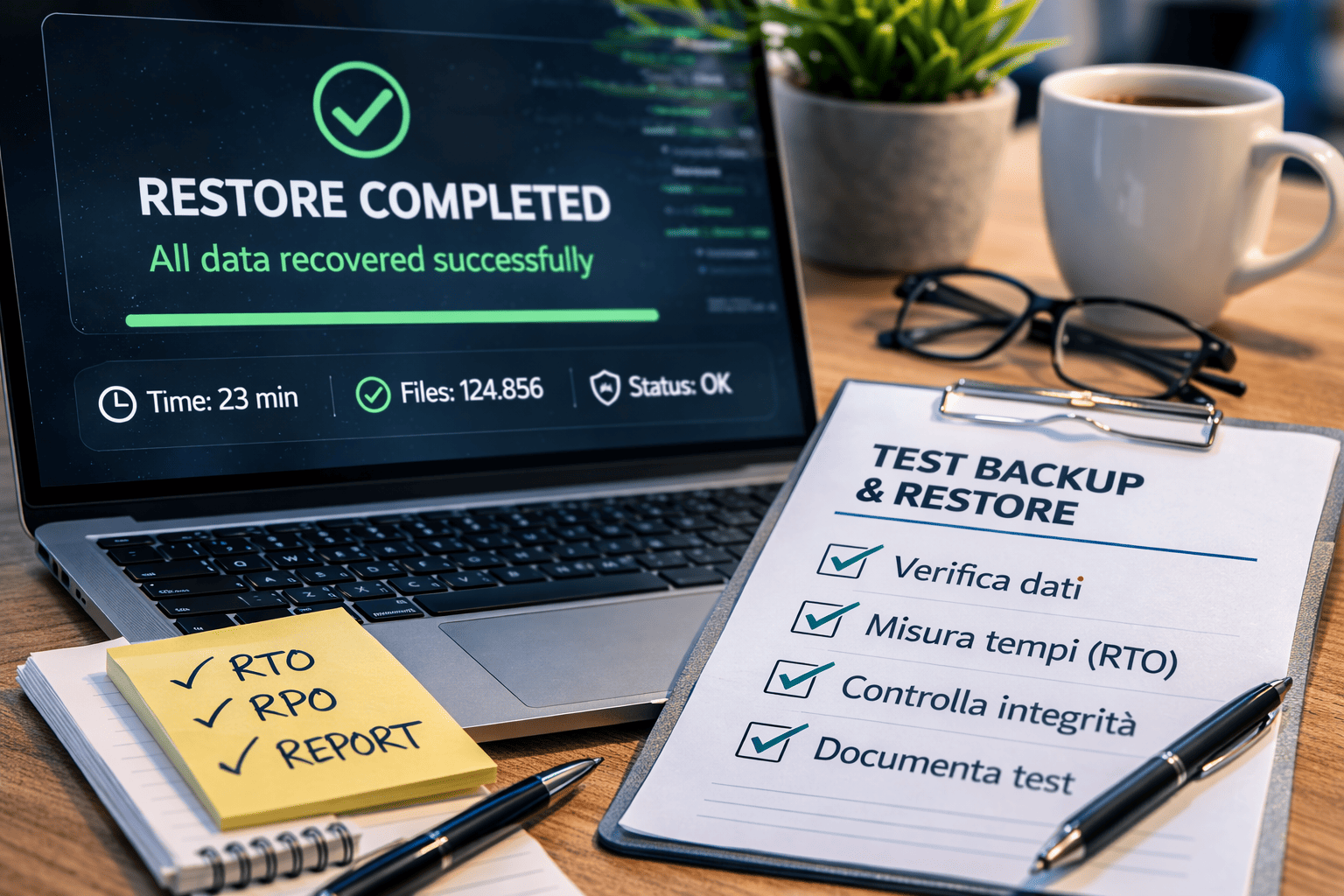 Backup e restore test: perché giugno è il momento giusto per verificarli