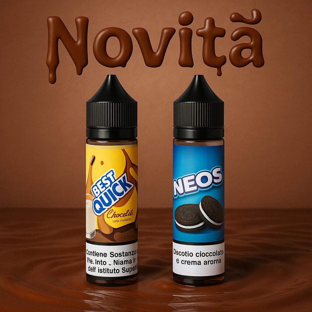 Novit&agrave; da Vapepark: Arrivano BEST QUICK e NEOS! Due Aromi Golosi da Non Perdere!