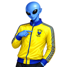ufo giacca gialla