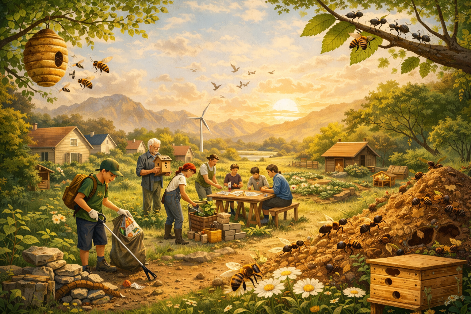 Ritrovare l'equilibrio: ci&ograve; che api e formiche ci insegnano