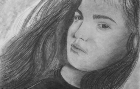 Ritratto a matita realizzato da Daniele Pasini durante il corso alla Scuola di Pittura Meledina Ritratto a matita realizzato da Daniele Pasini durante il corso alla Scuola di Pittura Meledina