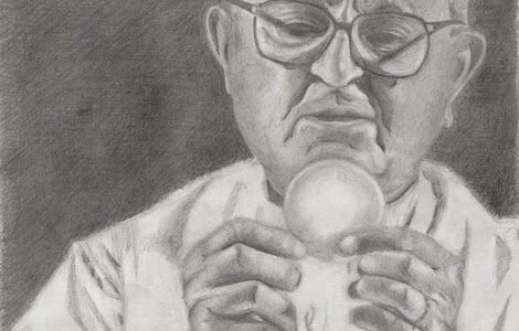 Ritratto a matita di Padre Giovanni Puggioni realizzato da Daniele Pasini sotto la guida del pittore Enrico Deiana (dal 2024) Ritratto a matita di Padre Giovanni Puggioni realizzato da Daniele Pasini sotto la guida del pittore Enrico Deiana (dal 2024)