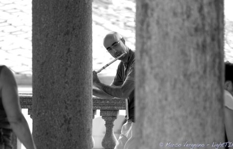 Daniele Pasini nei laboratori e in concerto all'Anno Domini Multifestival 2008, al Santuario di Oropa (foto di Marco Vergnano) Daniele Pasini nei laboratori e in concerto all'Anno Domini Multifestival 2008, al Santuario di Oropa (foto di Marco Vergnano)