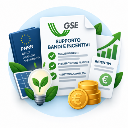 Servizio di supporto a bandi e incentivi