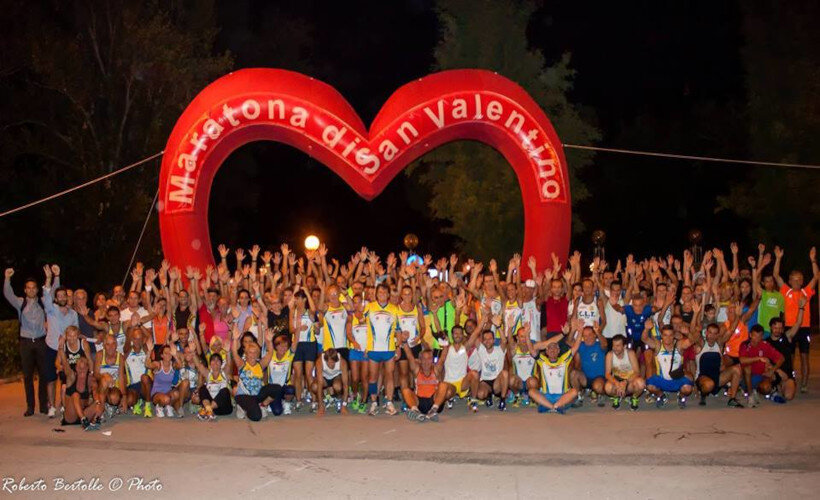 Maratona San Valentino, febbraio, tipico paesaggio, Umbria, Terni, Valnerina, Cascata Marmore, paesi, scorci, paesaggi, Run For Love, correre, amore di coppia, amore.