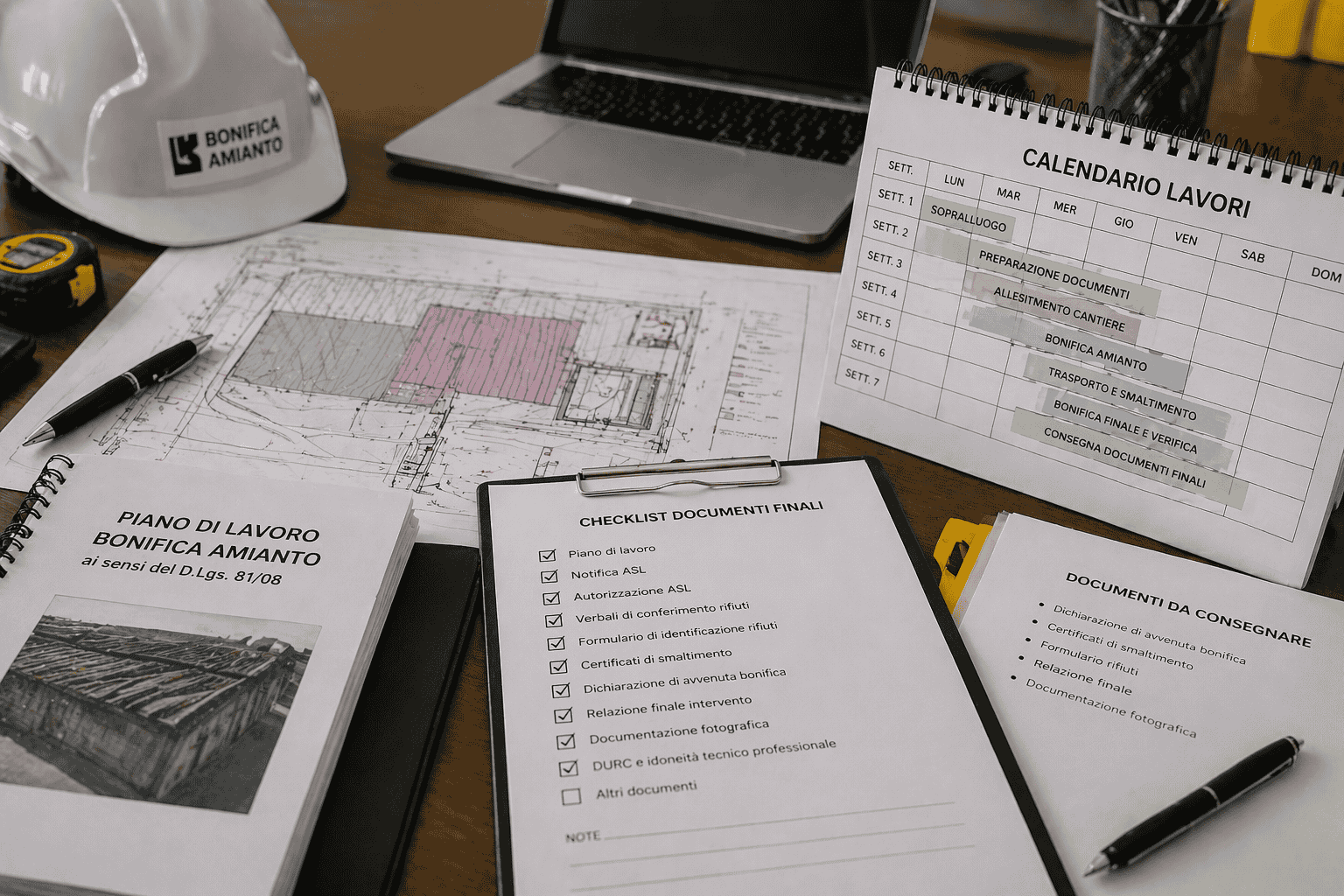 Documenti finali: cosa chiedere per evitare pratiche incomplete nella bonifica amianto