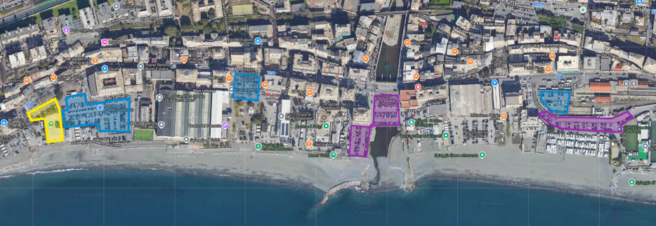 complessivo parcheggi mappa