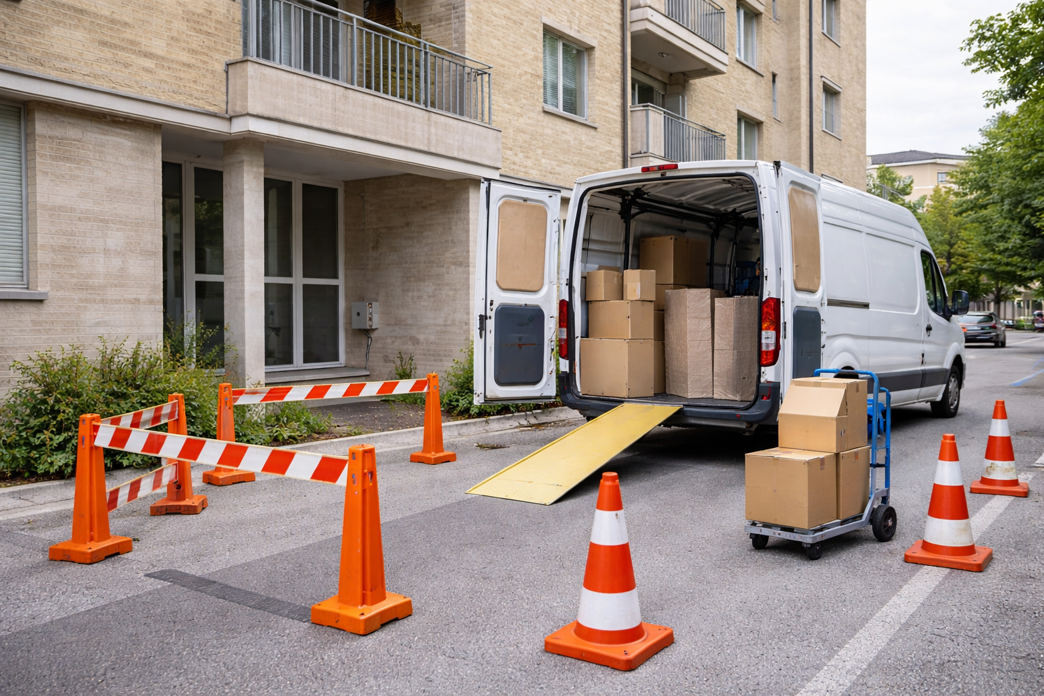 Trasloco in condominio con gestione accessi e sicurezza