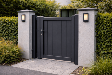 Recinzione metallica per giardino e confini