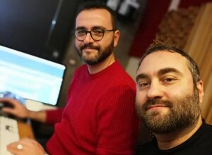 in studio per mixare con Domenico De Luca