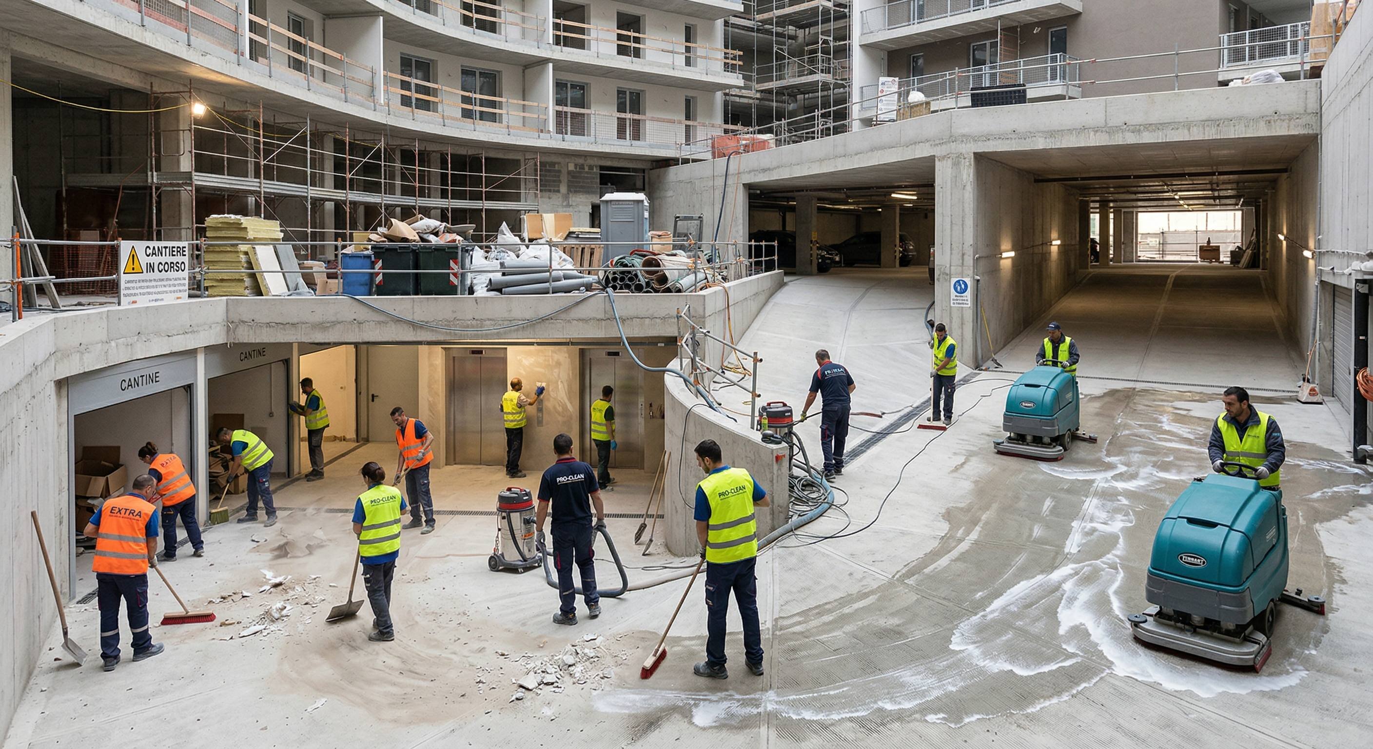Pulizie Post-Cantiere e Spazi Comuni: Guida alla Gestione degli Interventi Straordinari