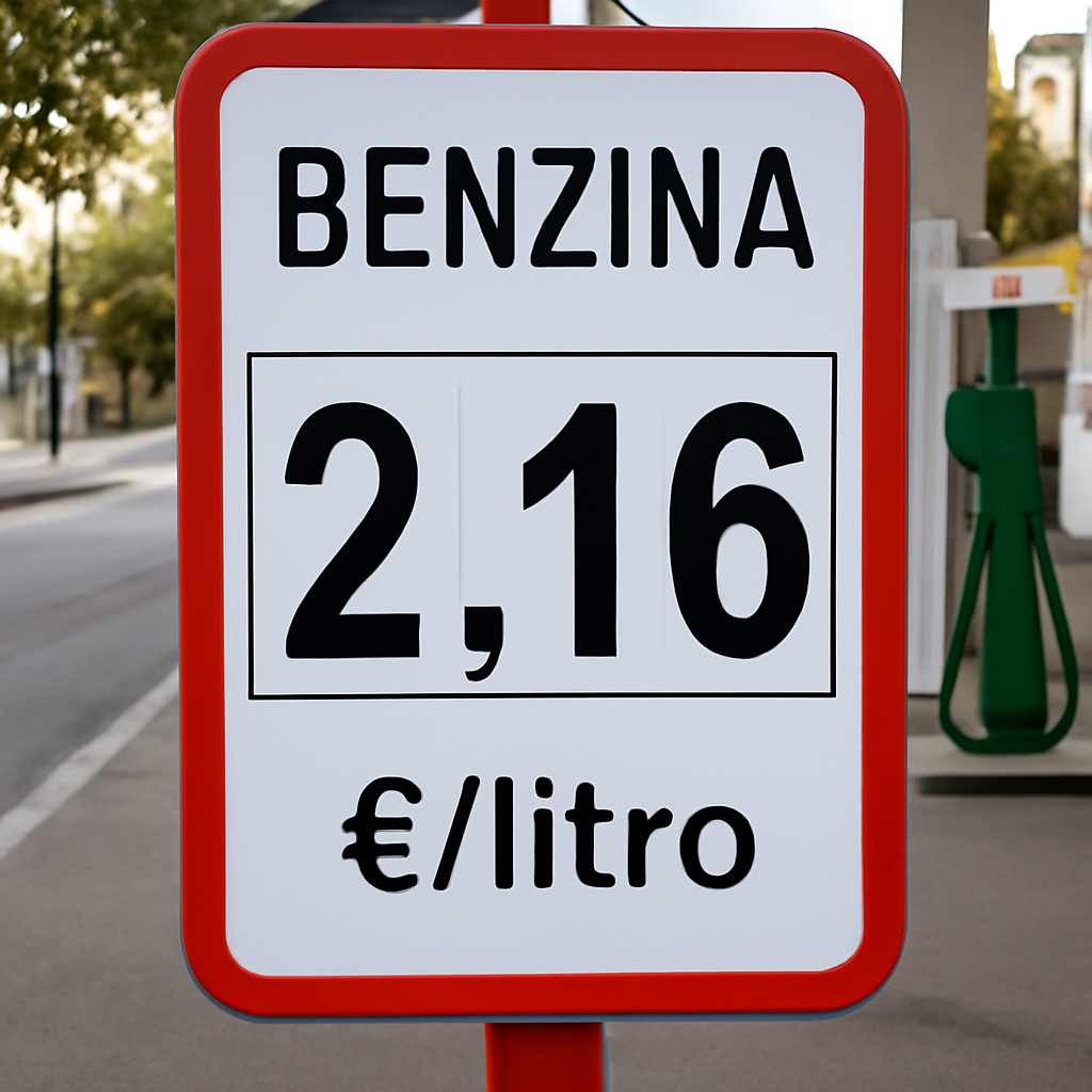 Prezzo della benzina in Italia 25/09/2026 Prezzo della benzina in Italia 25/09/2026