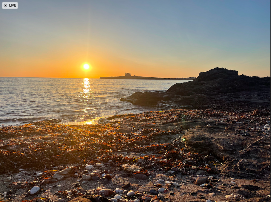 alba sull'isola di Portopalo di Capo Passero