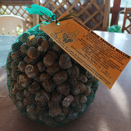 Chiocciole che Bontà Esempio di confezionamento da 2.5Kg per la vendita