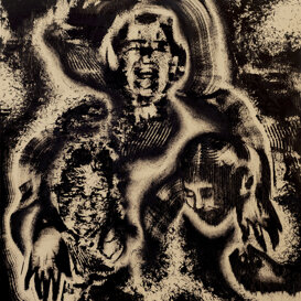 Tre figure, 95x99 cm