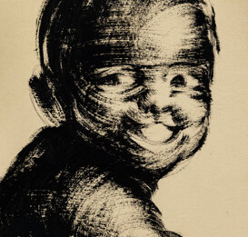 Mezza figura, 24x18 cm