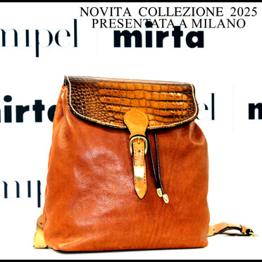 Cocco Brown Pelle al vegetale e fodera in seta