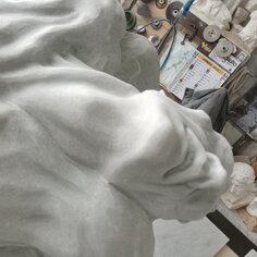 Manifesto principio 2021 In cantiere all'opera per la scultura monumentale della città di Chiaramonte Gulfi RG