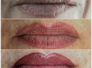 Trucco semipermanente labbra per cliente proveniente da Bologna risultato naturale