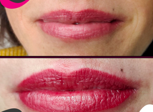 trucco semipermanente labbra rosse Bologna risultato definito