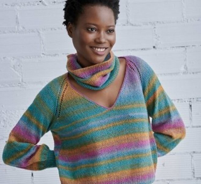 Maglia realizzata con filato Atena Tones n. 204