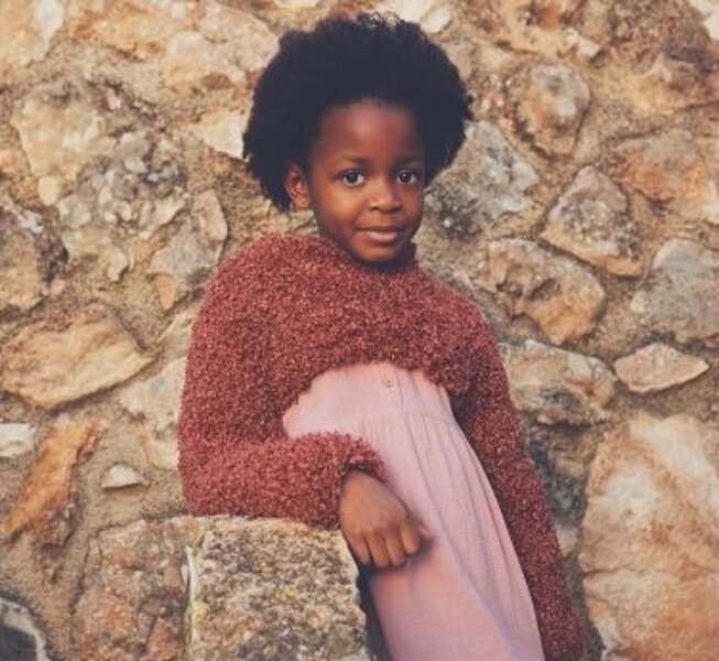 Coprispalle realizzato con filato Wow Loopy