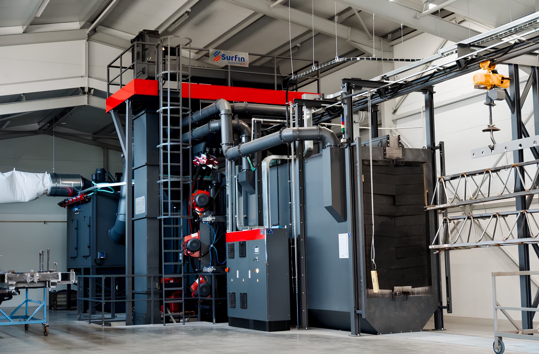 Granigliatrice con alimentazione a turbina