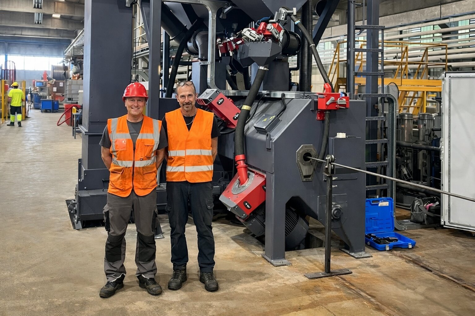 Granigliatura del filo metallico