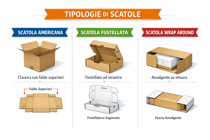 tipologie di scatole