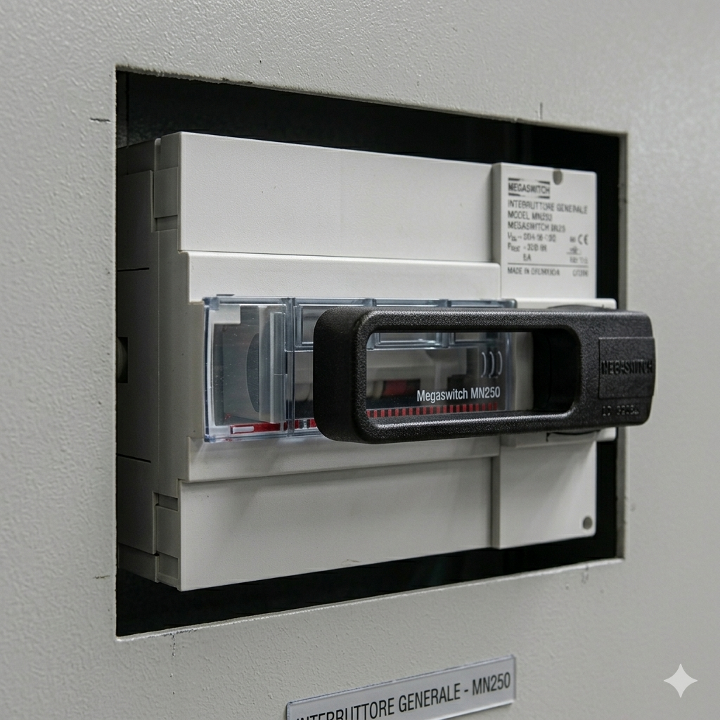 Impianti industriali - interruttore generale quadro elettrico industriale